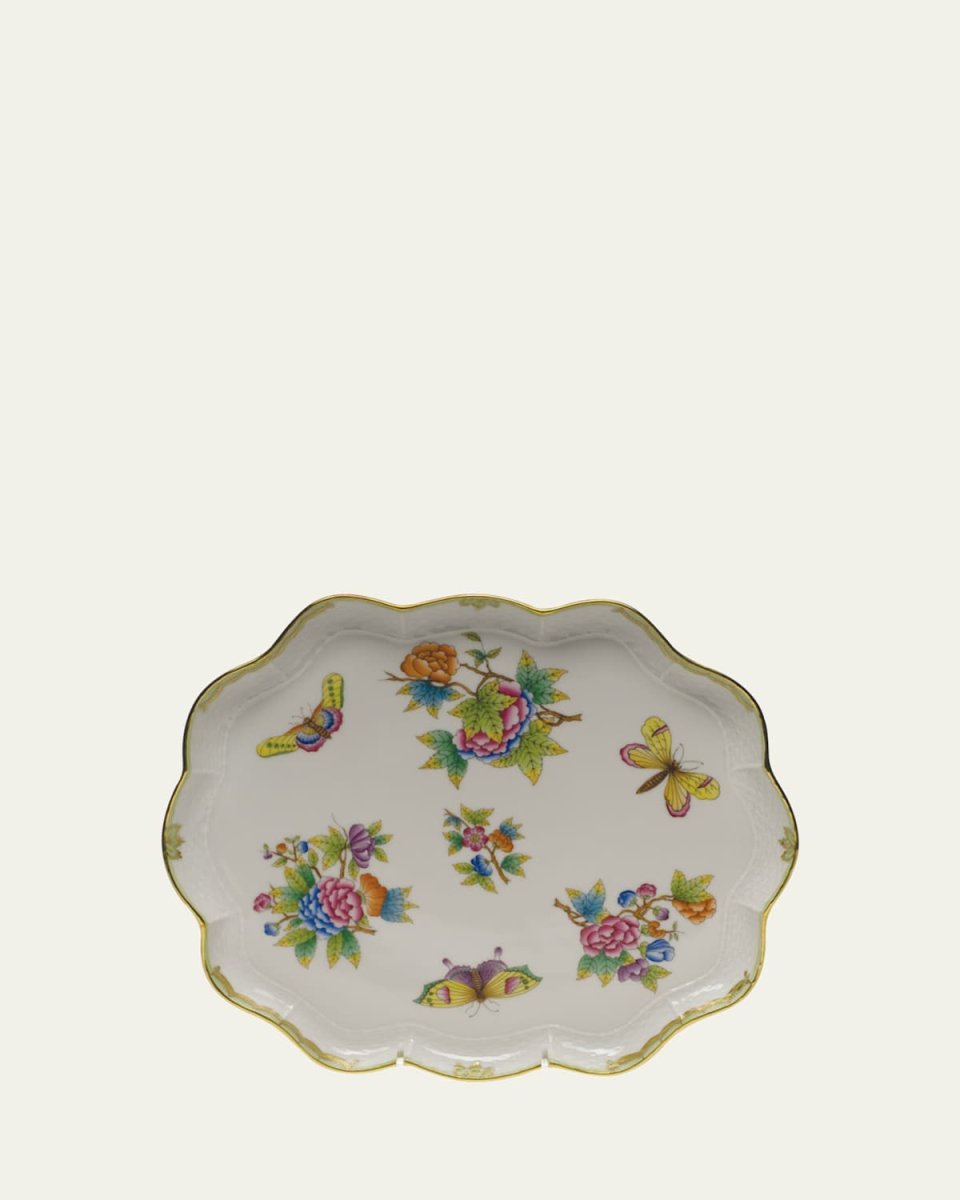 Queen Victoria Scalloped Tray